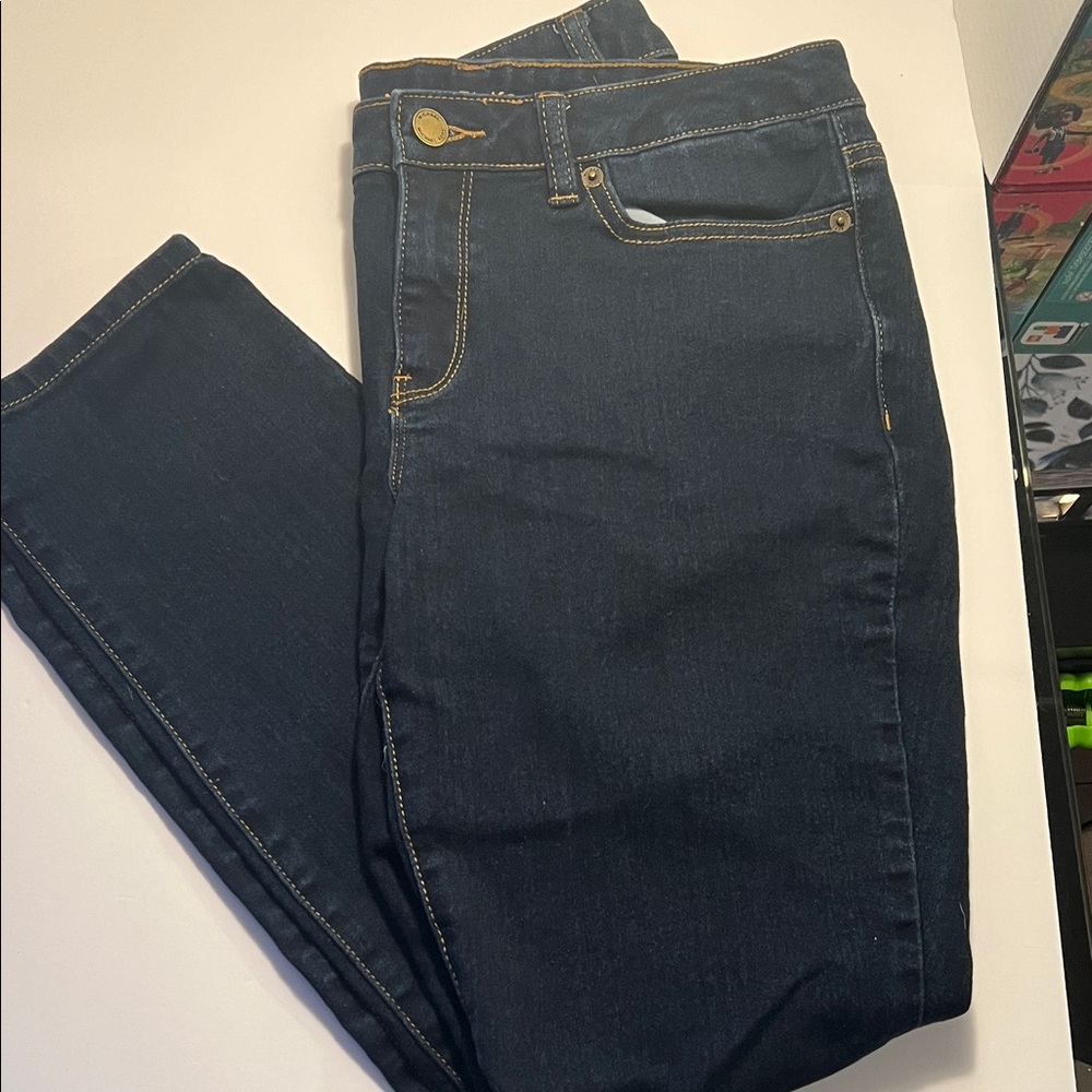 Women’s Michael Kors Dark Blue Skinny Bootcut Jeans Size 6